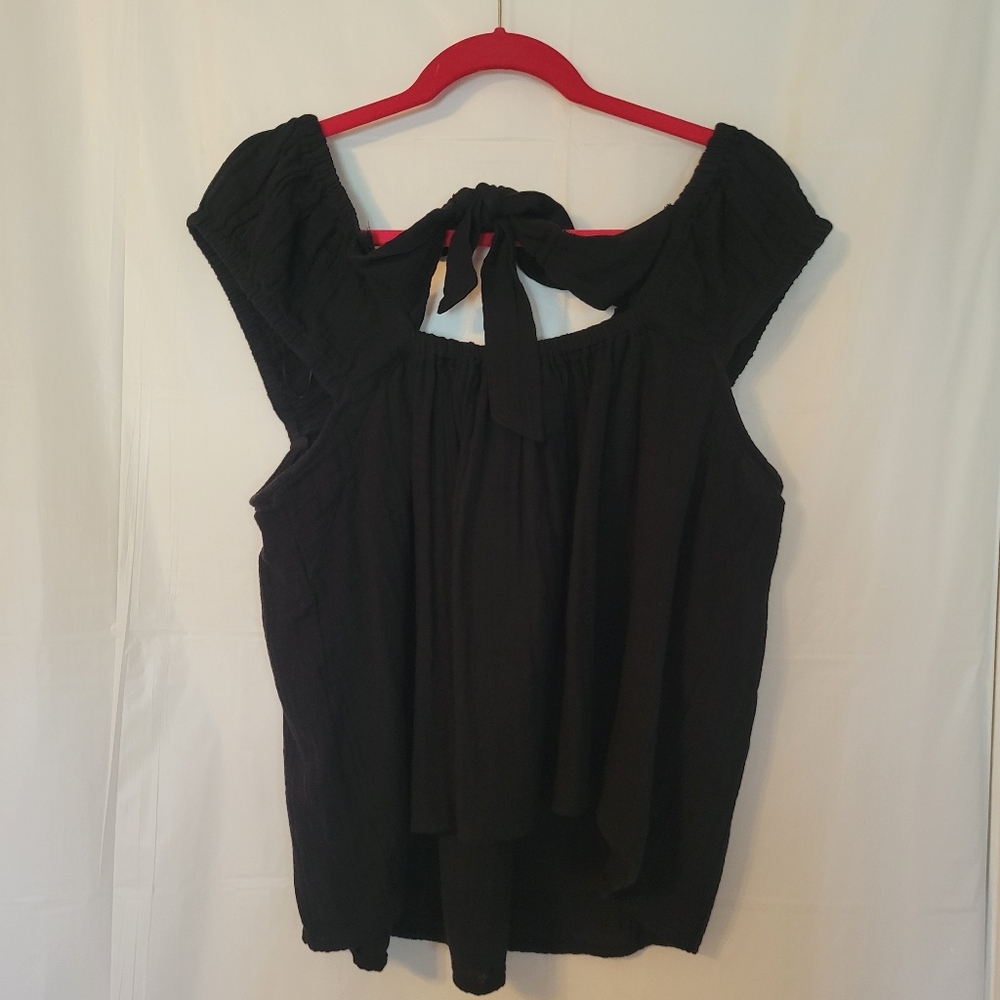 Woman's Size Xl Black Sleeveless Top By Old Navy - Picture 4 of 6